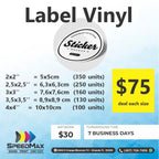 Matte Vinyl Labels