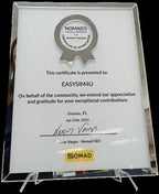 Plaque Award