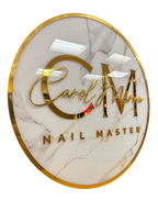 Dimensional Mirror Acrylic Sign