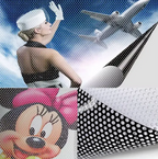Perforated Window Vinyl