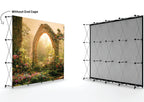 Pop Up Fabric Display 8ft Straight Velcro (fabric + hardware)
