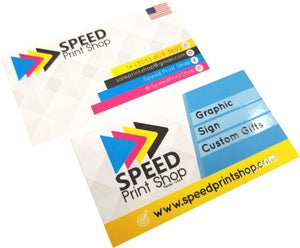 Business Cards 16 pt Spot UV both sides 4/4 colors