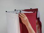 Pop Up Fabric Display 20ft Straight Velcro (fabric + hardware)