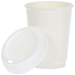 Paper Cup with Lid - 12 oz