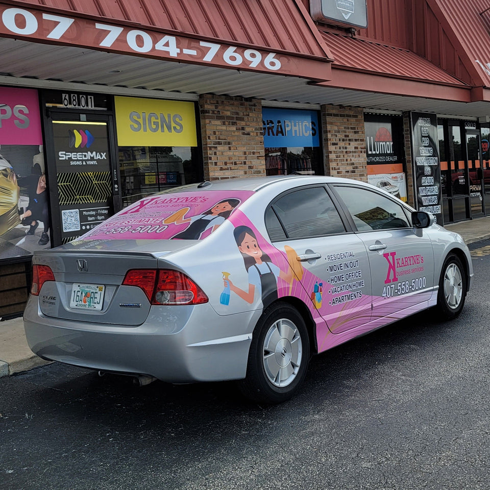 Half Wrap for Compact Car
