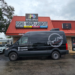 Commercial Lettering for Van