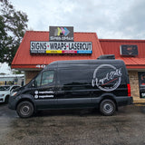 Commercial Lettering for Van