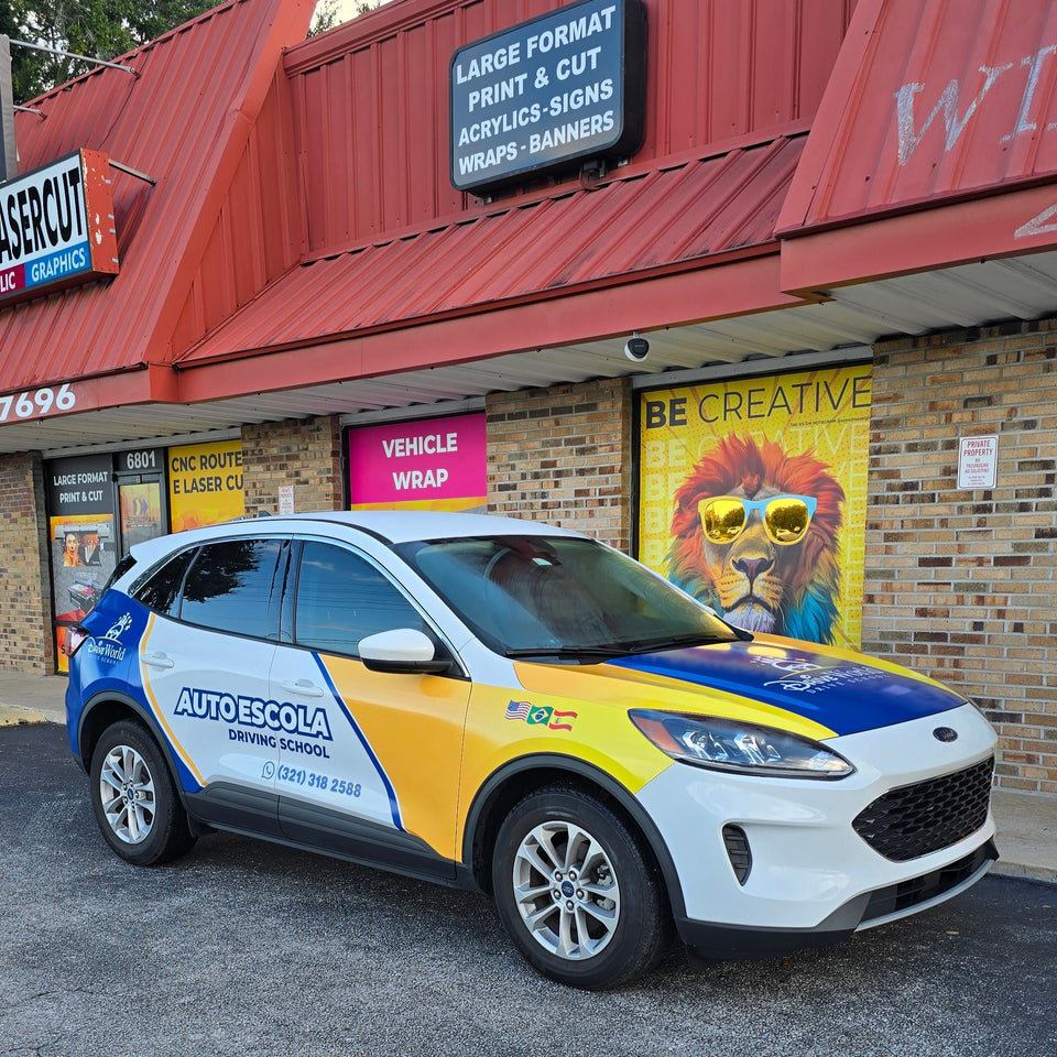 Half Wrap for Compact Car
