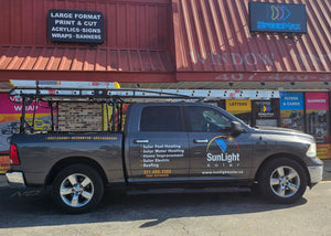 Commercial Lettering for Truck