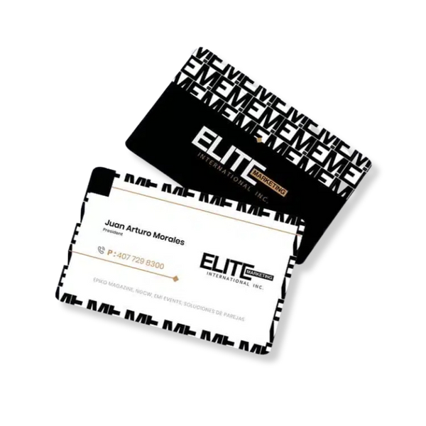 White | Plastic Business Card