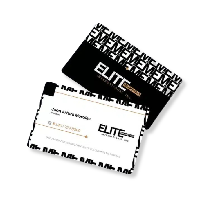 White | Plastic Business Card