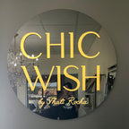 Dimensional Mirror Acrylic Sign
