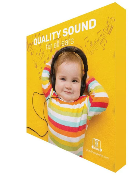 Pop Up Fabric Display 8ft Straight Velcro (fabric + hardware)