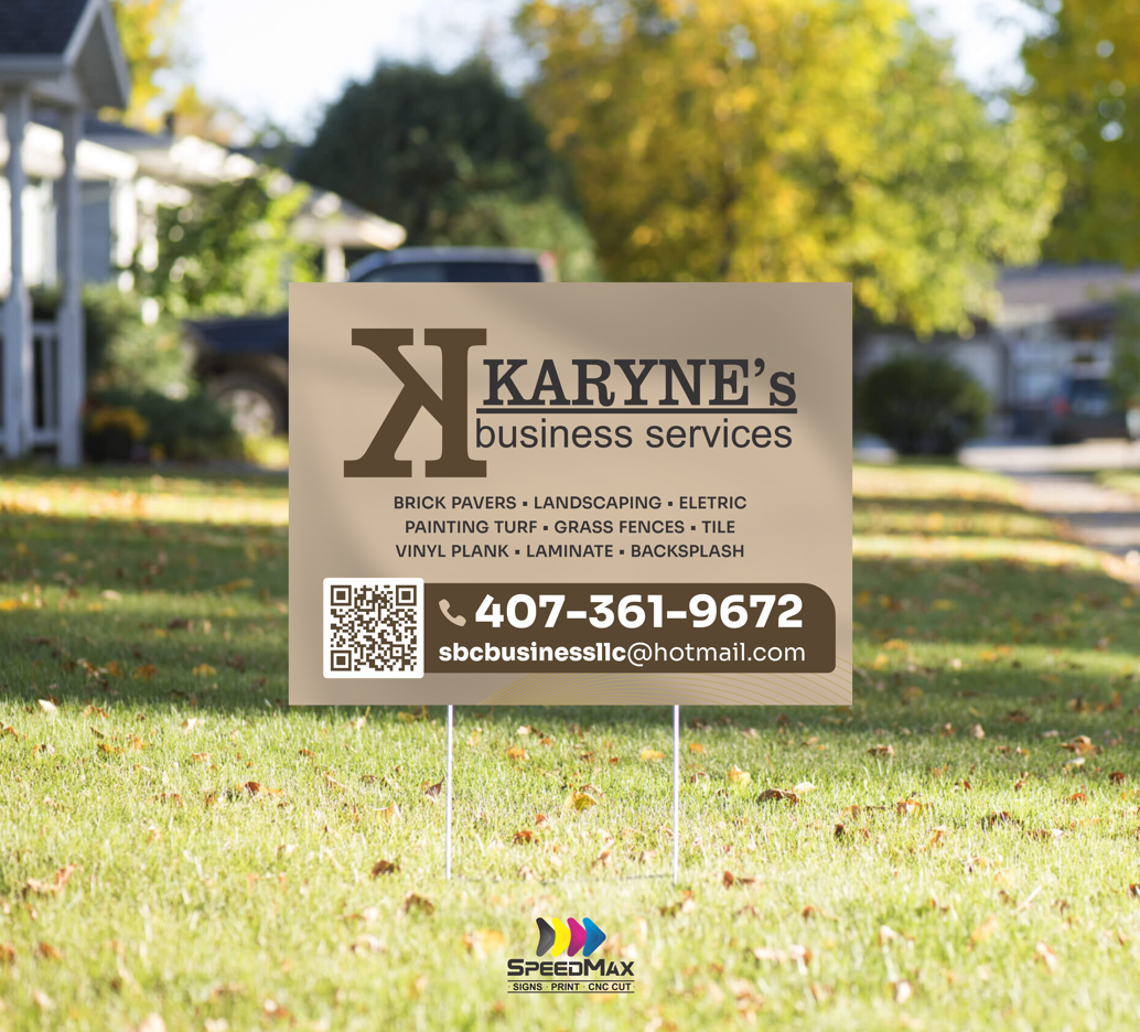 Yard Sign 24x18in