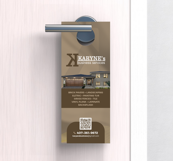 Door Hanger 3.5x8.5in