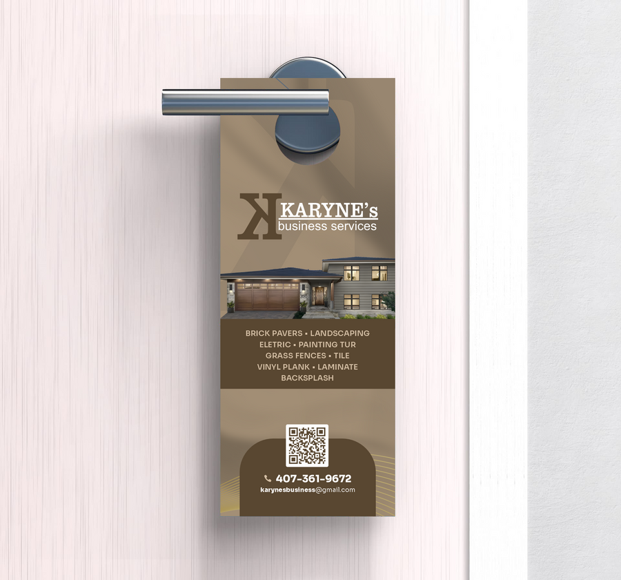 Door Hanger 3.5x8.5in