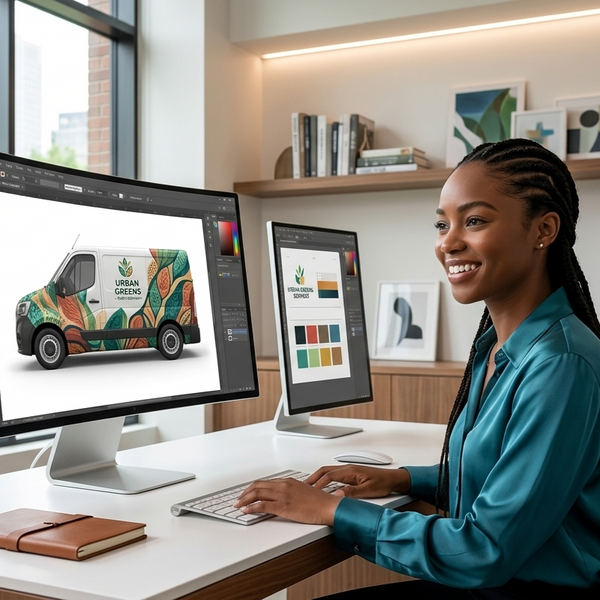 Vehicle Wrap Design (artwork only)