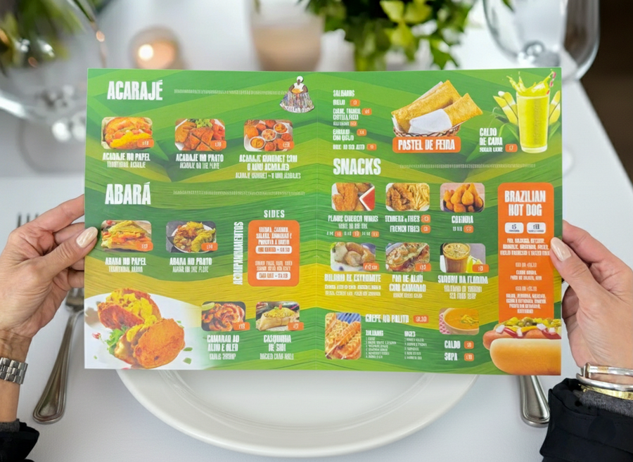 Menu 11x17"