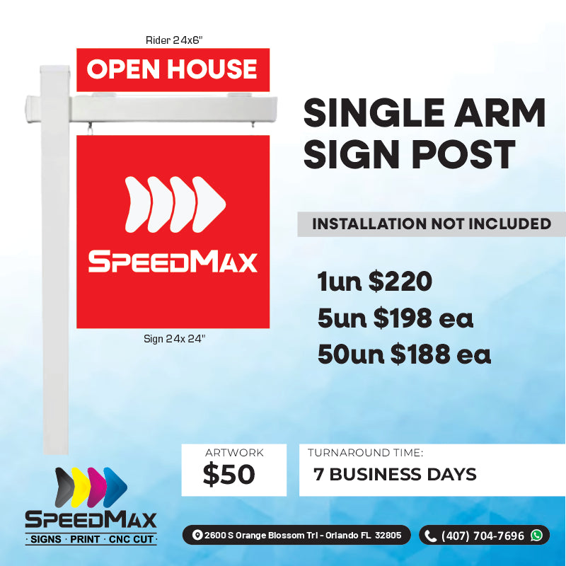 Single Arm Sign
