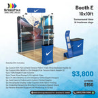 Booth E - 10x10ft