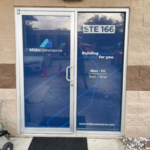 Perforated Window Vinyl