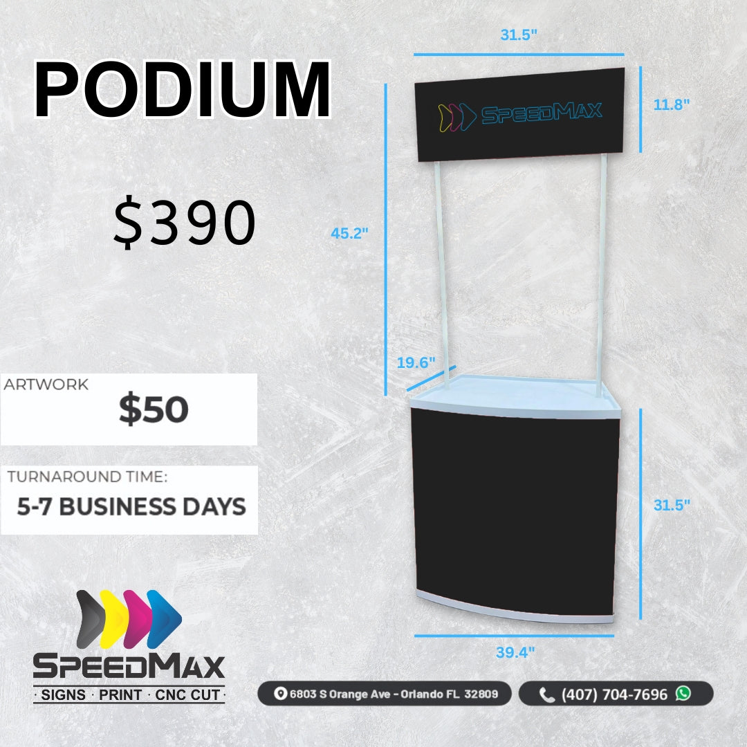 Podium – SpeedMax Signs
