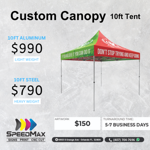 10ft Aluminum Canopy