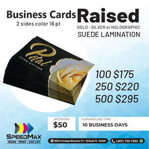 Raised Business Card