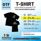 T-shirt full color front and back