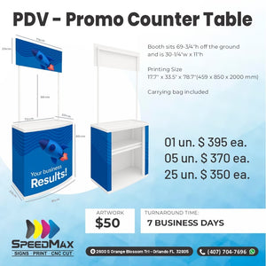 Promo Counter Table