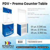 Promo Counter Table