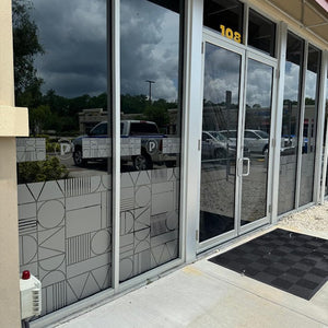 Custom Frosted Vinyl for Glass | Indoor & Outdoor Privacy Film