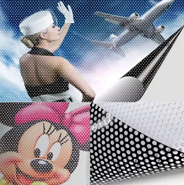 Perforated Window Vinyl