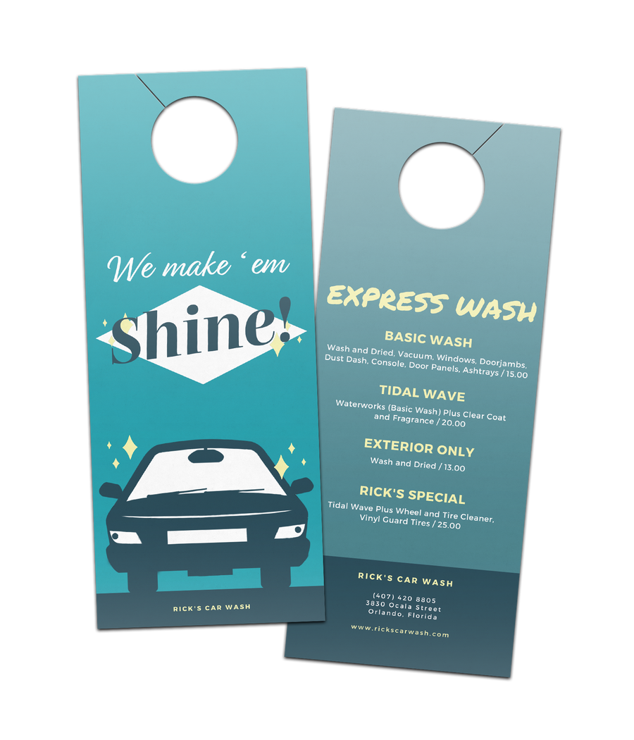 Door Hanger 4.25x11in